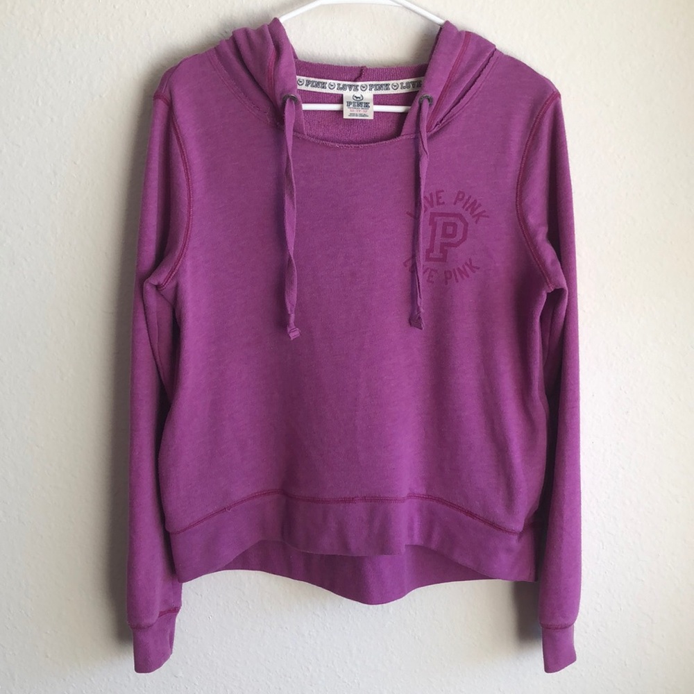 PINK VS Pink Drawstring Comfy Hoodie Pullover